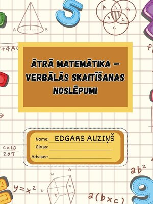 cover image of Ātrā matemātika — verbālās skaitīšanas noslēpumi
